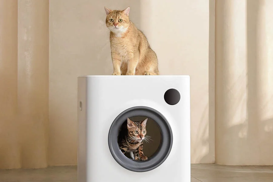 spinning litter box