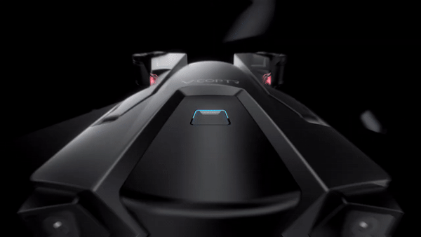 foldable cinematic drone with 4K camera and gimbal